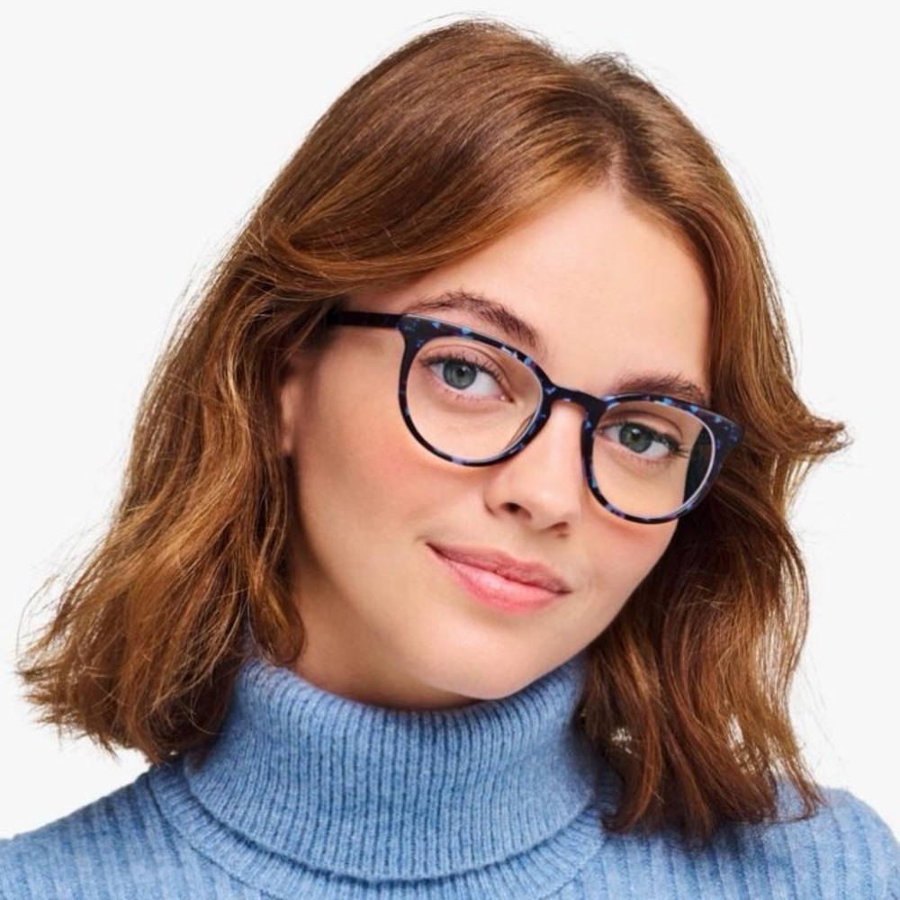 Warby Parker Sadie Riverbed Tortoise Blue Men’s or Women's Glasses Frames